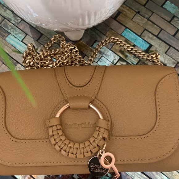 New Without SeeTag by Chloe  Hana Large Leather Wallet on a Chain - Picture 15 of 17